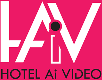 Official Hotel AI Video logo representing AI-powered video creation for hotels